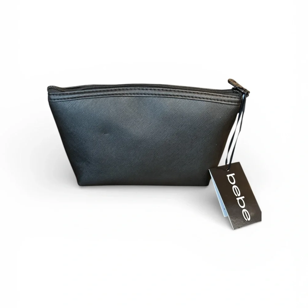 Bebe Charcoal Black Cosmetic Bag - Picture 2 of 4
